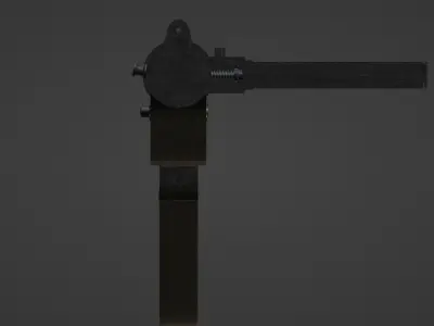 WW2 Sten MK 2 - Game Ready Low-poly 3D model