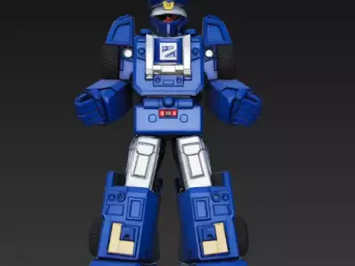 Siren Blaster Rescuezord set Power Rangers 3D print model