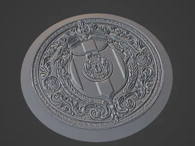 Football Medallion 3D print model