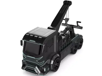tow truck 3D model from CGTrader - PBR