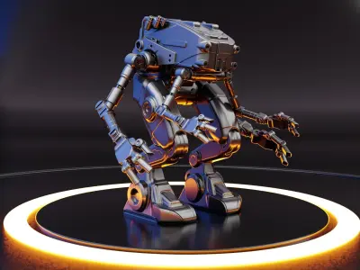Robot Tank  3D print model