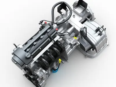 Car Engine 3D model