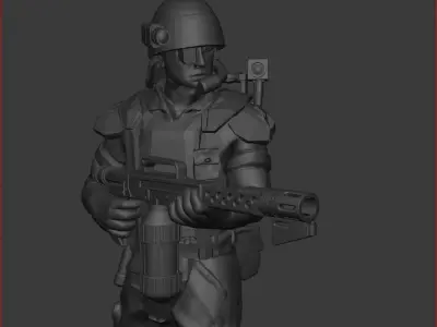 USCM Colonial Marines 3D print model