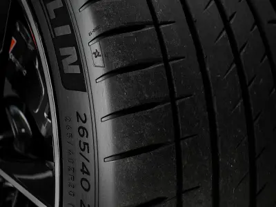 Michelin Pilot Sport 4S 265 40 ZR20 104Y 3D model