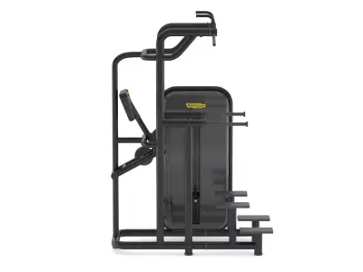 Technogym Bench Kneeling Easy Chin Dip 3D model