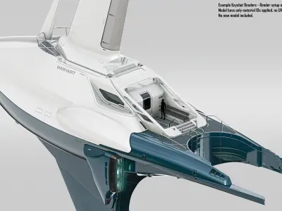 Aero Yacht 3D model