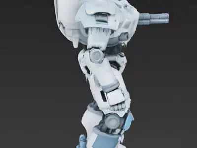 Titan Arctic Sentinel 3D Model Low-poly 3D model