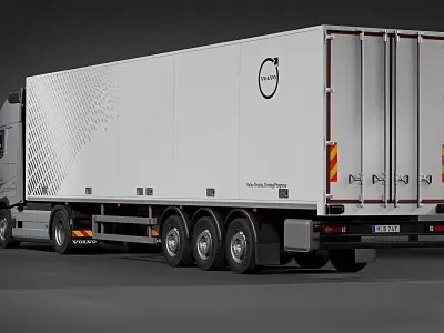 2025 Volvo FH Aero Diesel Globetrotter XL 3D model
