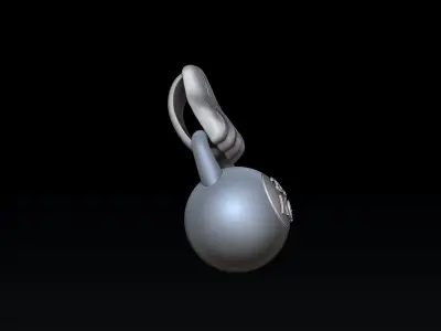Kettlebell Pendant 3D print model purchase