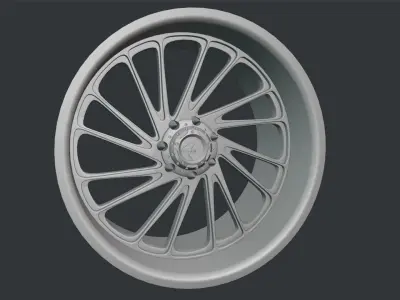 Rogue Forged R23 Ronin wheel 3D print model