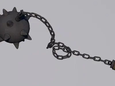 Medieval Mace 3D model