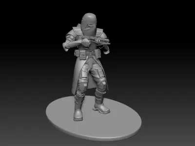 star wars 3d printable clone Galactic Marine Pose 5 3D print model