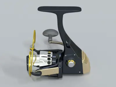 fishing reel 3D model buy