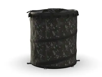 Outdoor Folding Trash Box Low-poly 3D model