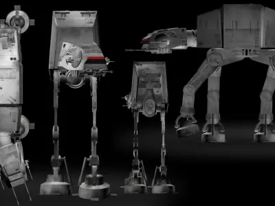 Star Wars Imperial AT-AT Walker Free 3D model