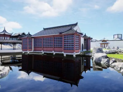 Suzhou Garden  museum 3D model