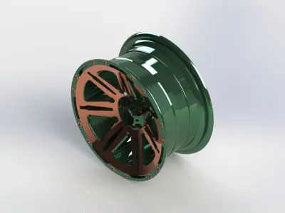Cast rim MOTO METAL - MO978 3D model