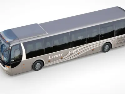 Setra TopClass S 417 Low-poly 3D model
