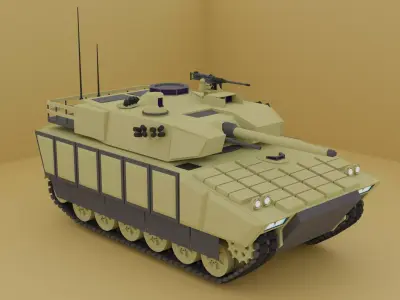Futuristic Infantry Fighting Vehicle 3D model