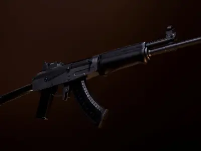 Assault Rifle - Sako RK 62 Low-poly 3D model