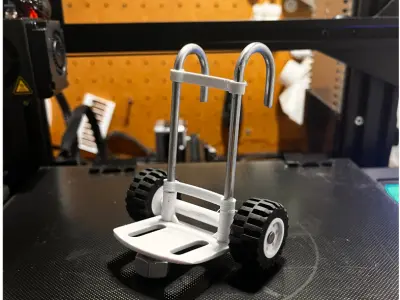 Hand Truck Desk Accessory 3D print model