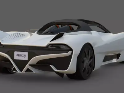 2019 SSC Tuatara 3D Model  American Speed Record Breaker 3D model