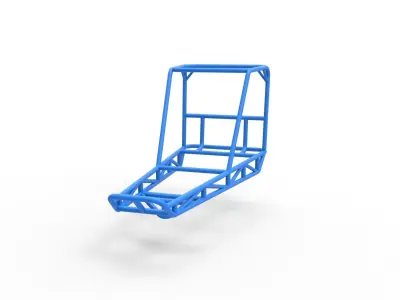 Frame for water pumper Sand buggy Scale 1 to 25 3D print model