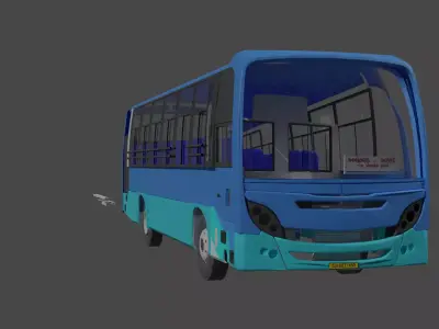 Indian bus base BS6  3D model