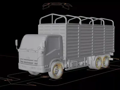 Chevrolet NQR Cargo Truck 3D model