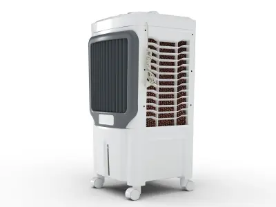 Realistic Air Cooler 3D Model Low-poly 3D model