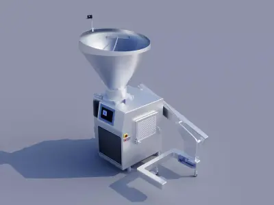 Continuous vacuum filling machine 3D model