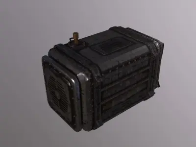 Boiling Machine Low-poly 3D model