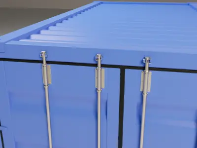 Container 3D model 2