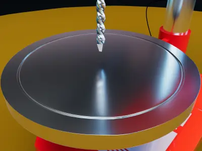 3d Drilling machine 3D model