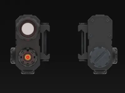 Tactical Laser Sight Type LOPAX-350 3D model