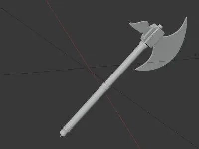 Battle Axe 3D model
