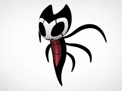 Grimmchild Phase 3 Low-poly 3D model