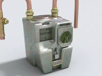 laos Game Gas Meter Low-poly 3D model