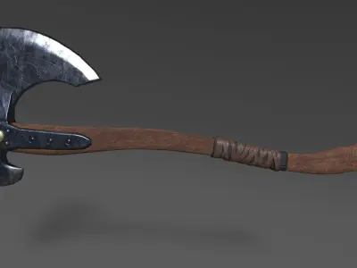 Leviathan Axe from God of War 3D model