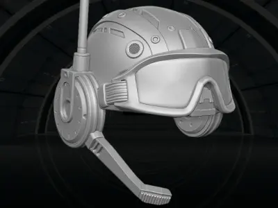 SciFi Helmet collection 3D printable files for Action Figures 3D print model