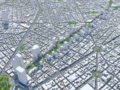 Mexico City 3D model purchase