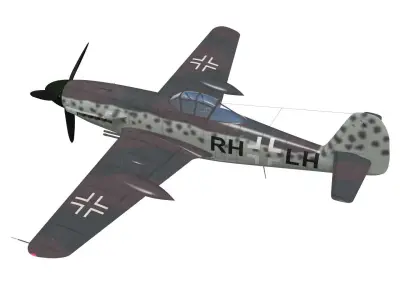 Messerschmitt Me 309 V4 3D model