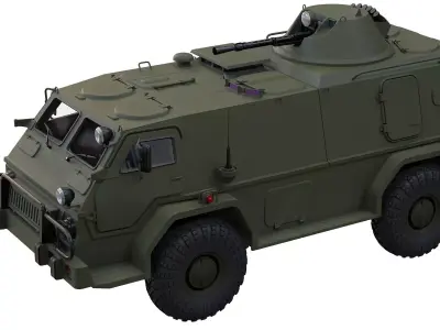 GAZ-39371 Vodnik 3D model