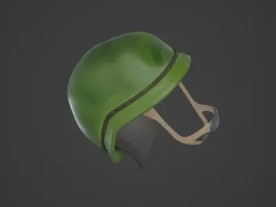 WAR HELMET Free low-poly 3D model