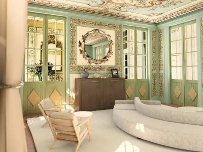 Apartment Interior Scene 3D model