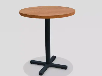 Table 3D Model  Low-poly 3D model