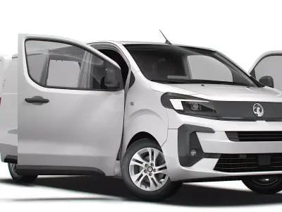Vauxhall Vivaro Electric Van L2 HQ Interior 2024 3D model