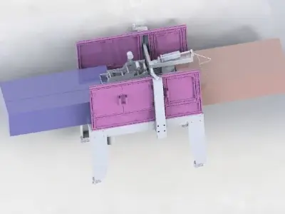 Plastic pressing machine 3D model