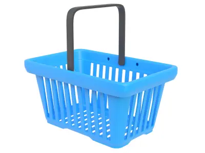 Shopping basket 06 3D model
