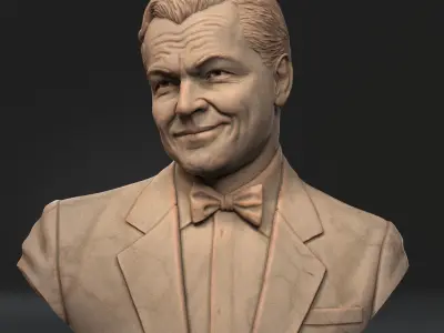 Leonardo DiCaprio   3D print model